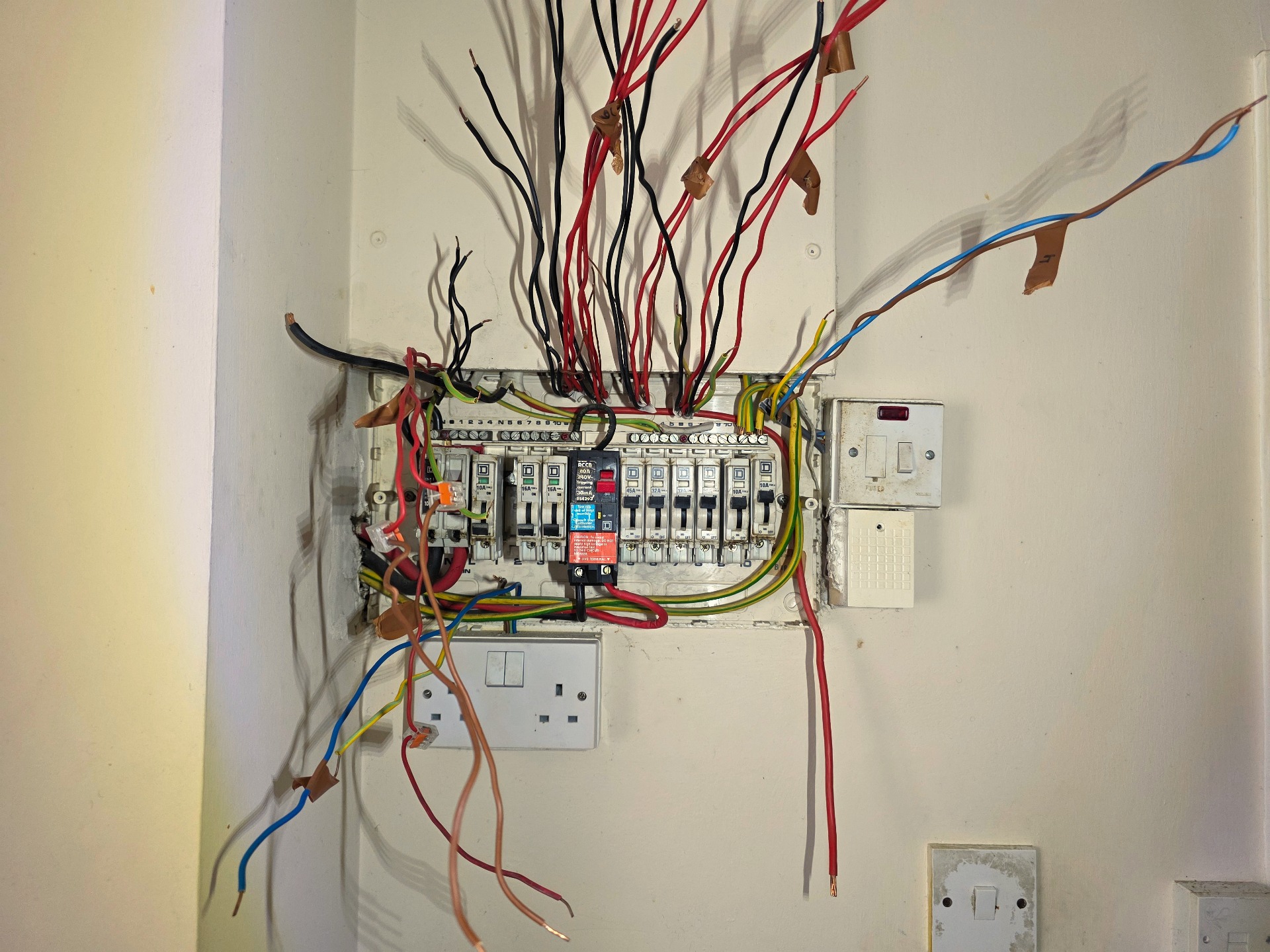 Before — Consumer unit replacement