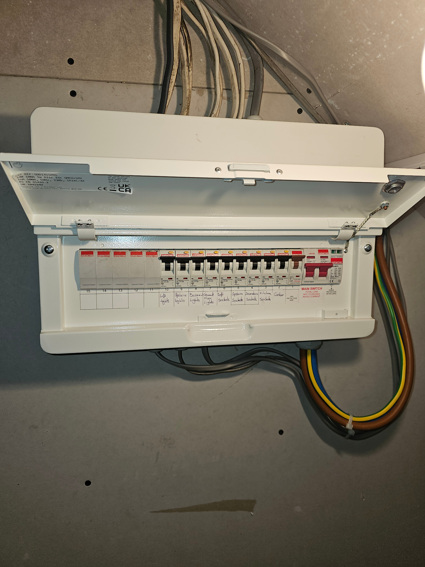 After — Consumer unit replacement