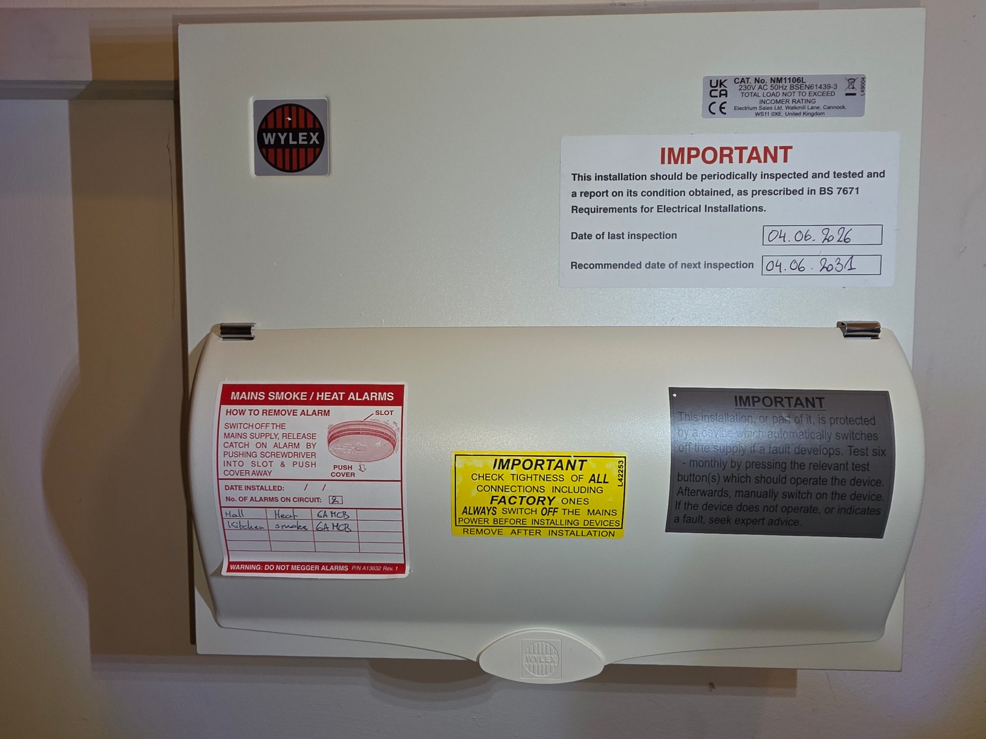 After — Consumer unit replacement